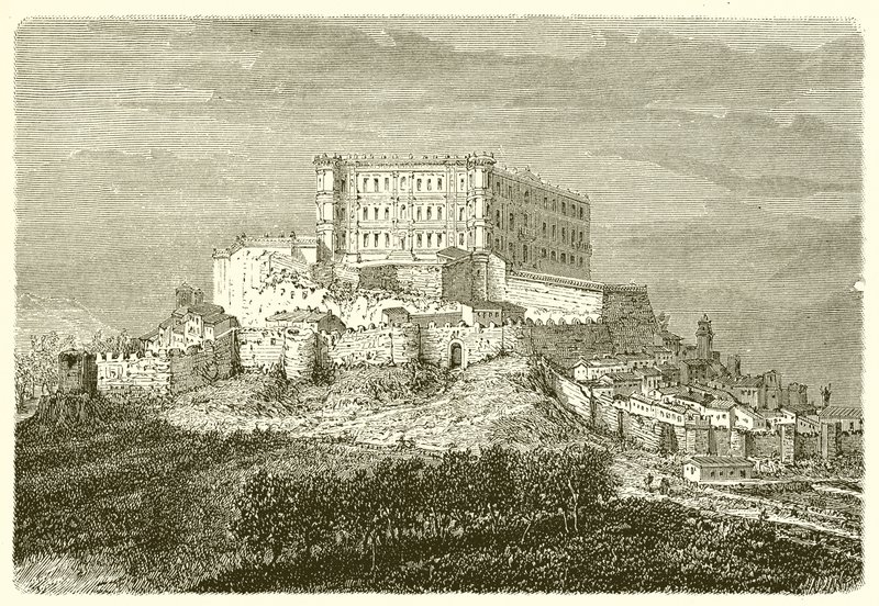 Zámek Grignan od French School