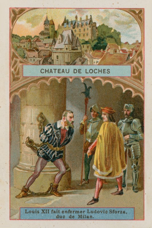 Hrad Loches od French School