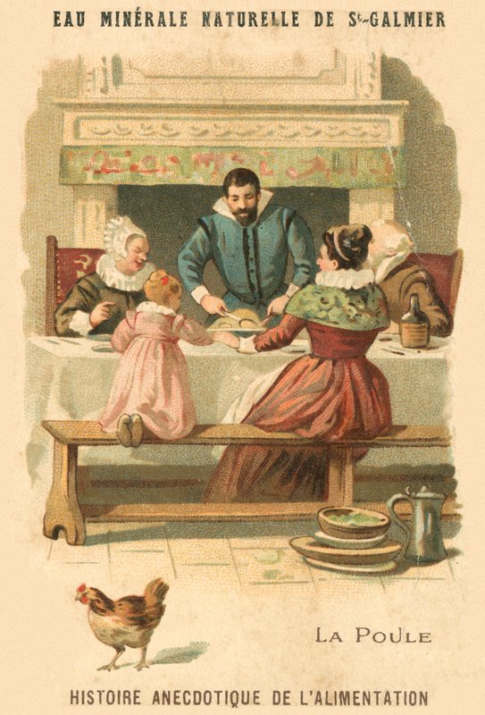 kuře (chromolitho) od French School