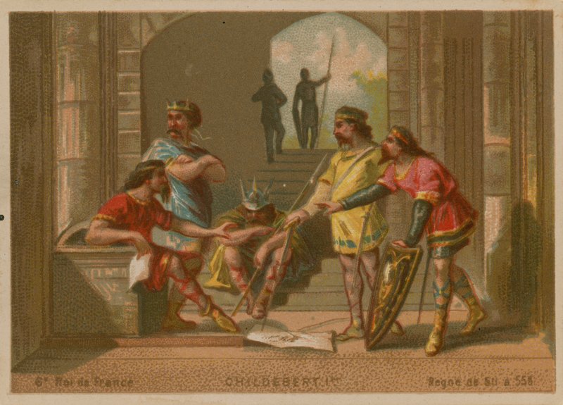 Childebert I., král Francie (c 496-558) od French School