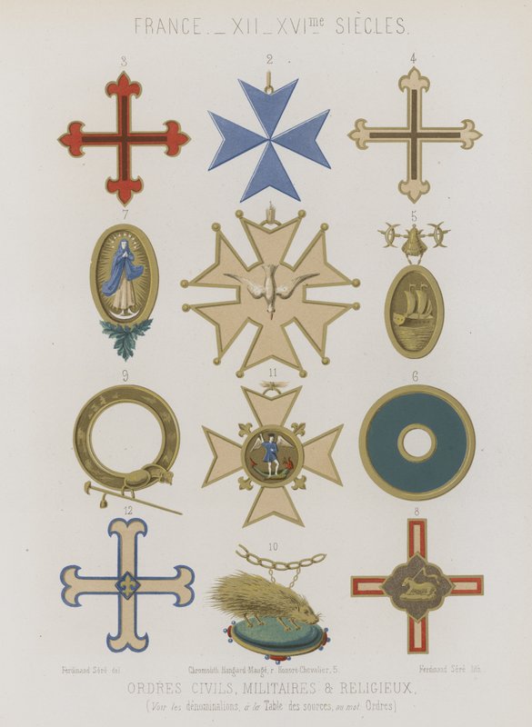 Civilní, vojenské a náboženské řády od French School