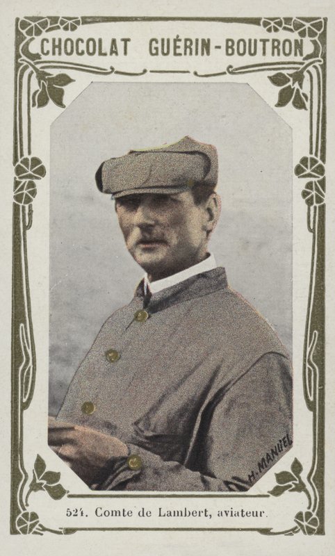 Comte de Lambert, letec (barevné foto) od French School