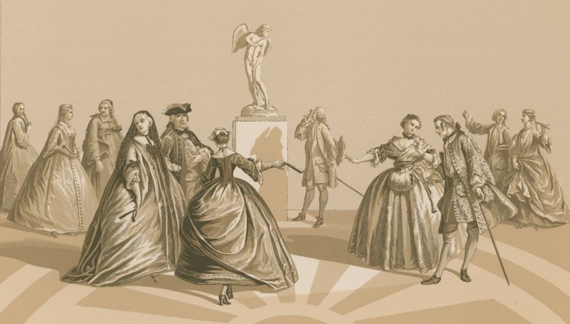 Kostýmy, 1720-1740 od French School