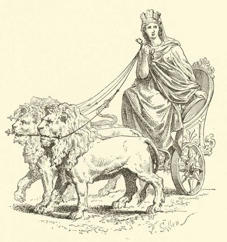 Cybele (rytina) od French School