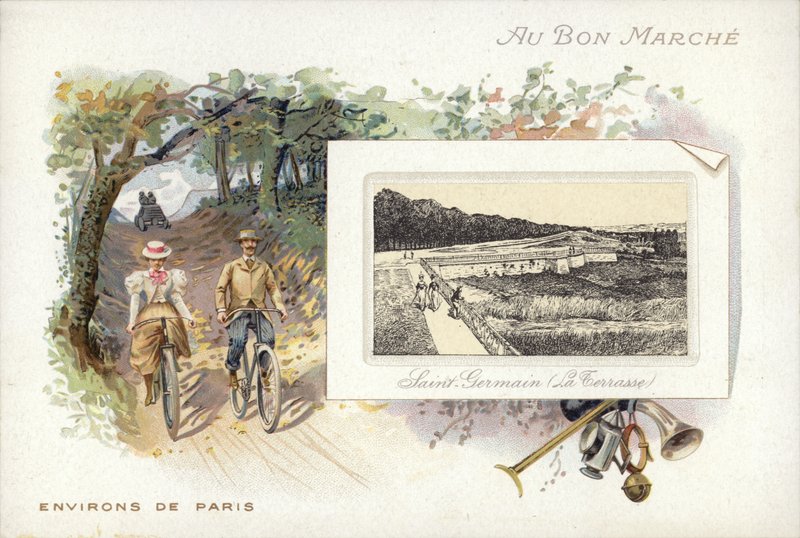 Cyklistika poblíž Paříže, Saint-Germain od French School