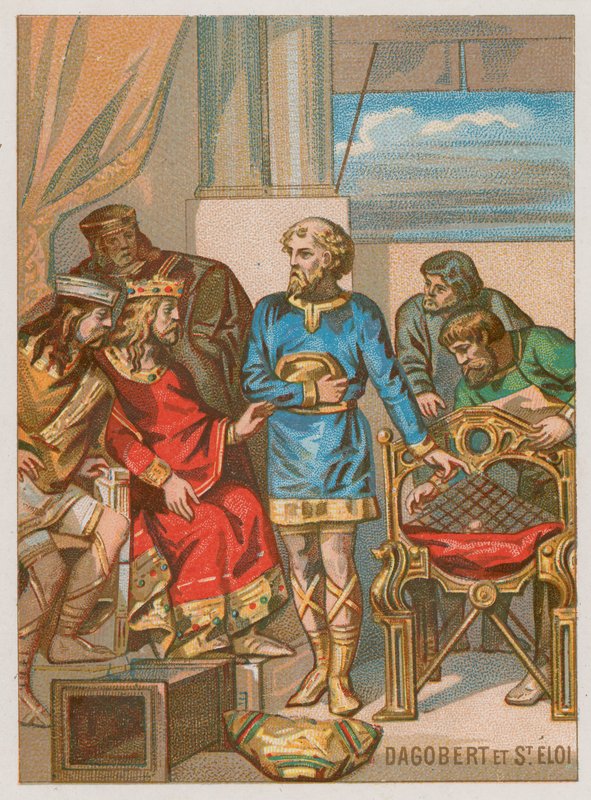 Dagobertovi radí Eligius od French School