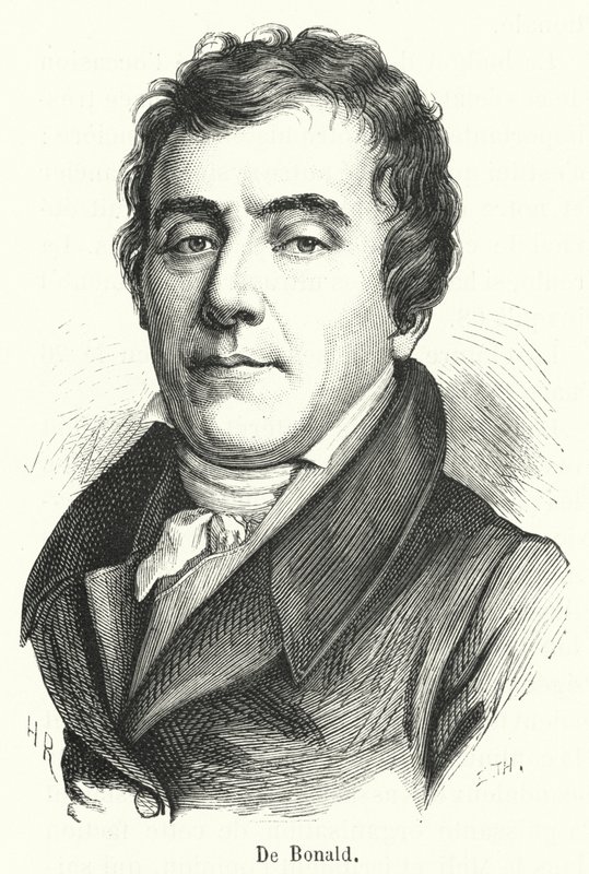 De Bonald (rytina) od French School