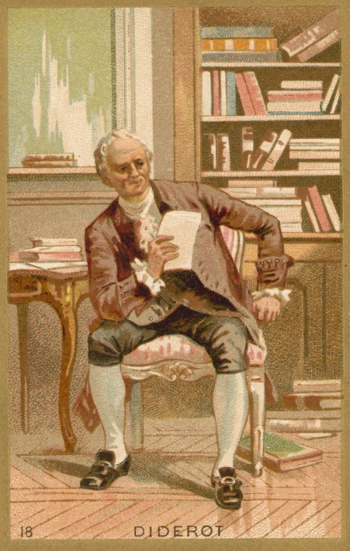 Denis Diderot , francouzský filozof a spisovatel od French School
