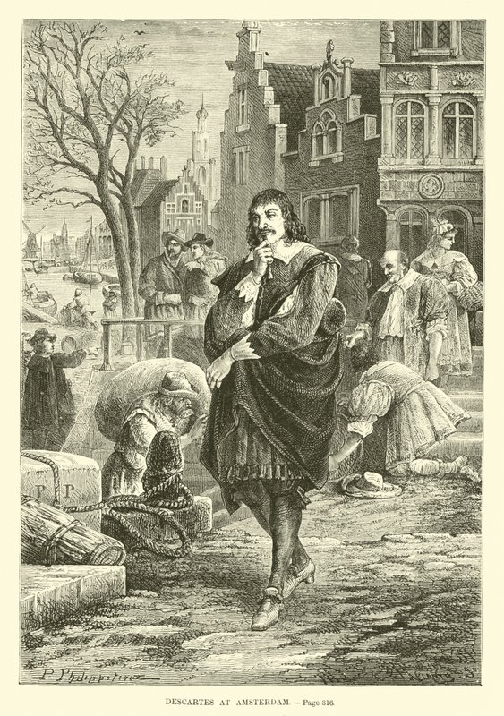 Descartes v Amsterdamu od French School