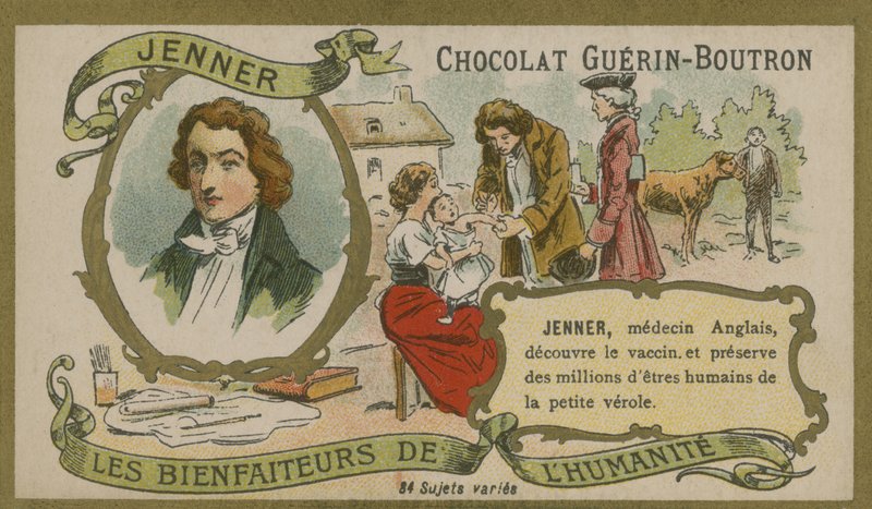 Edward Jenner , anglický lékař a vědec od French School