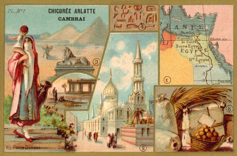 Egypt (chromolitho) od French School