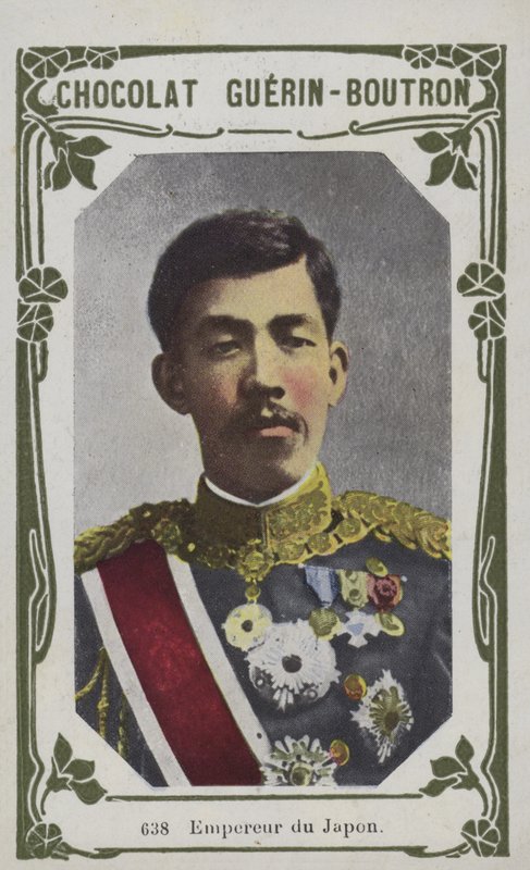 Japonský císař (barevná fotografie) od French School