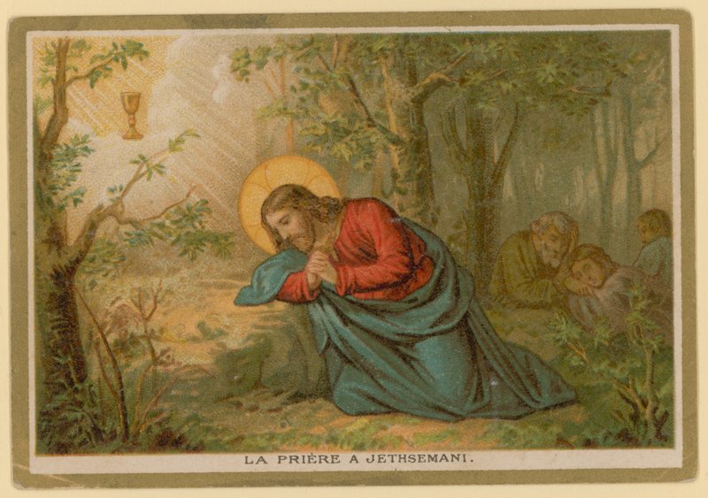 Epizoda ze života Ježíše Krista (chromolitho) od French School