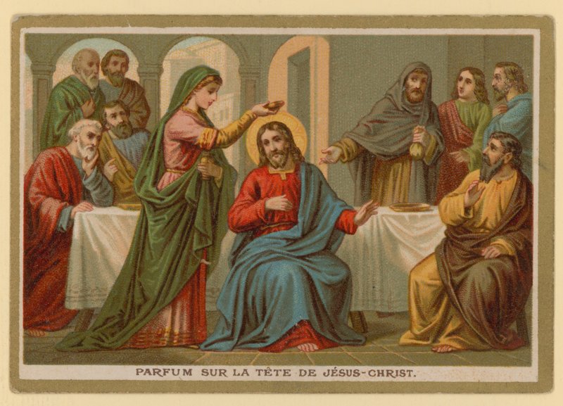 Epizoda ze života Ježíše Krista (chromolit) od French School