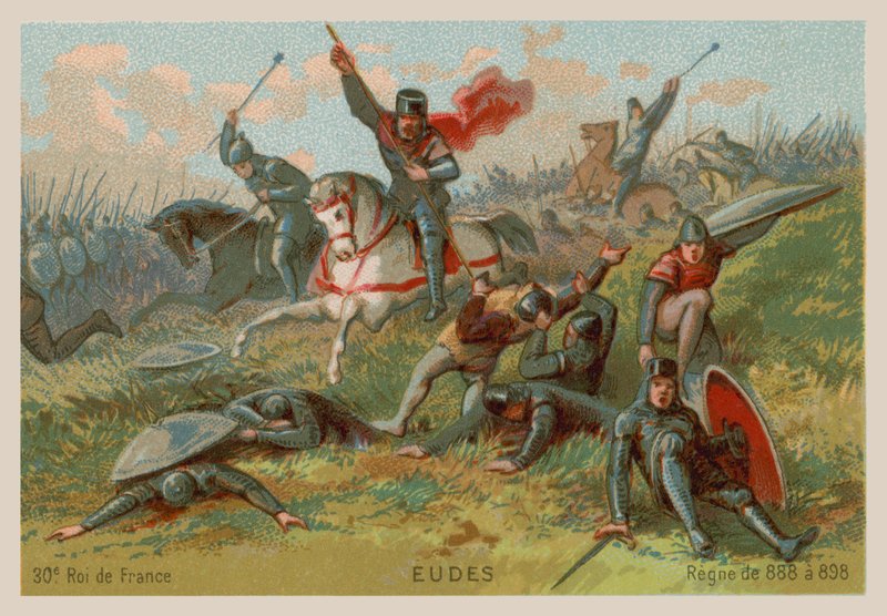 Eudes, král Francie (c 860-898) od French School