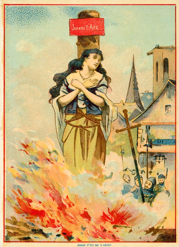 Poprava Johanky z Arku, 1431 od French School