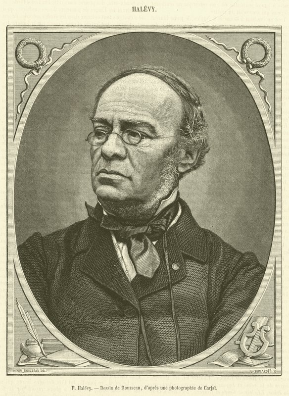 F Halevy (rytina) od French School