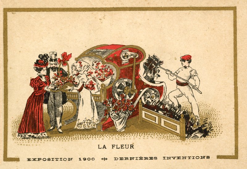 Květiny (chromolitho) od French School