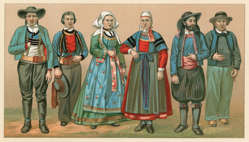 Kostým Francie od French School