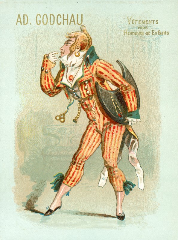 francouzský dandy (chromolitho) od French School