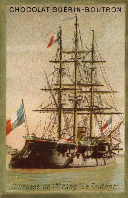 Francouzský železný trojzubec (chromolitho) od French School