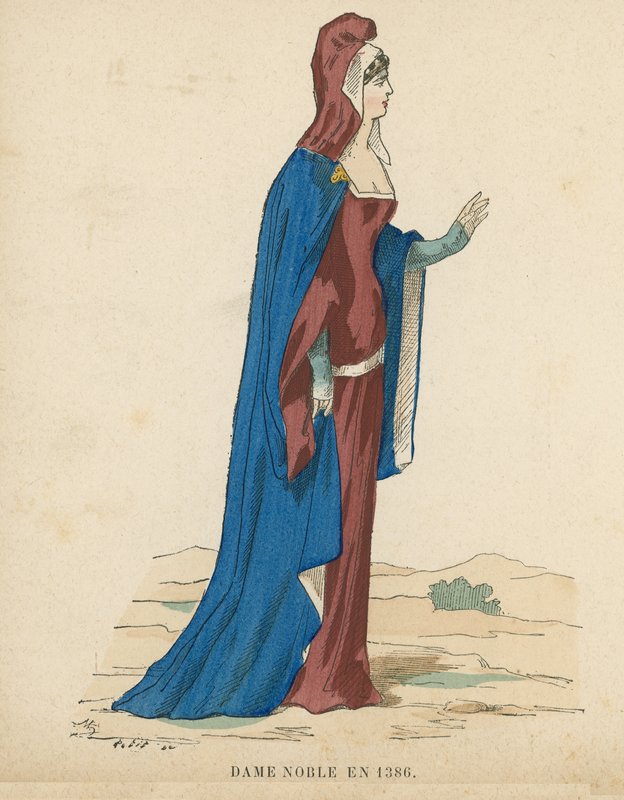 Francouzská šlechtična, 1386 od French School