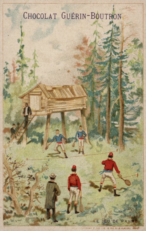 tenisová hra (chromolitho) od French School