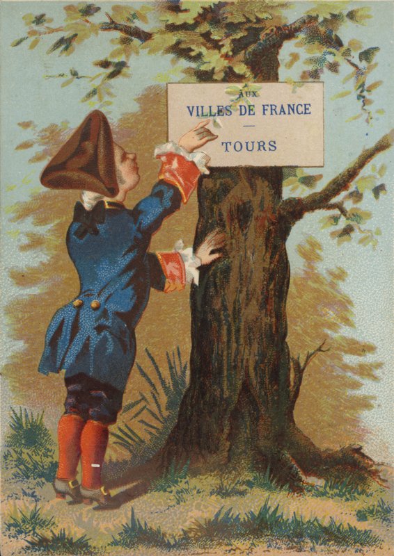 Gentleman Reading Notice od French School