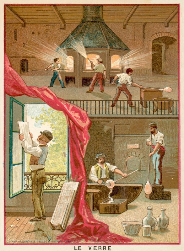 sklo (chromolitho) od French School