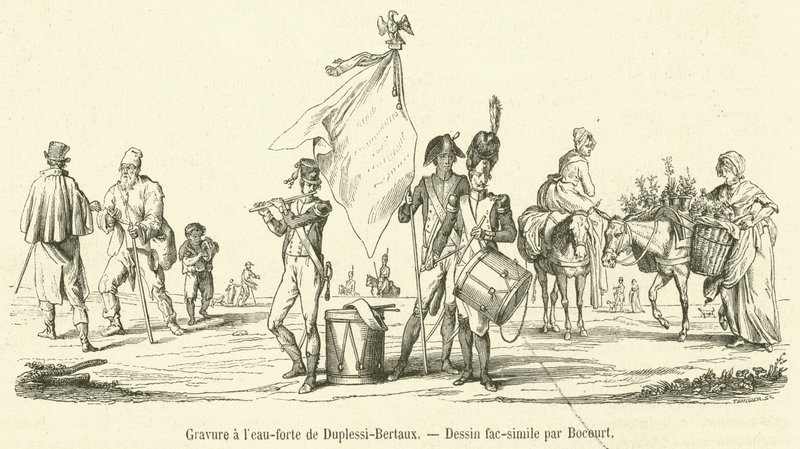 Lept od Duplessi-Bertaux (rytina) od French School