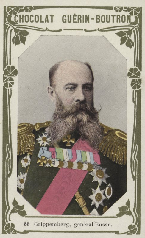 Grippemberg, generál Russe (barevné foto) od French School