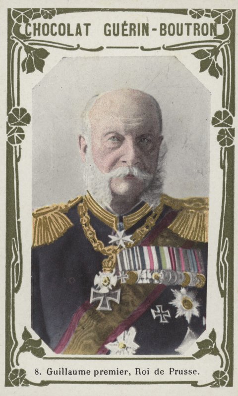 Vilém I., král pruský (barevné foto) od French School