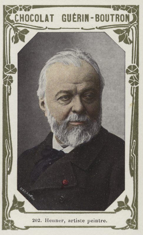 Henner, malíř (barevné foto) od French School
