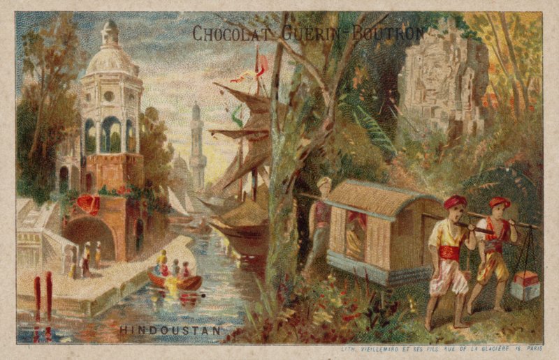 hindustan (chromolitho) od French School
