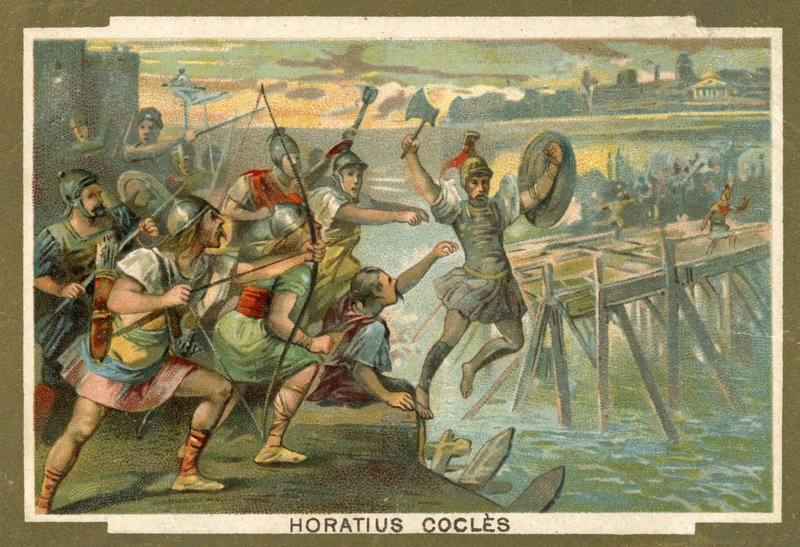 Horatius Cocles na mostě od French School
