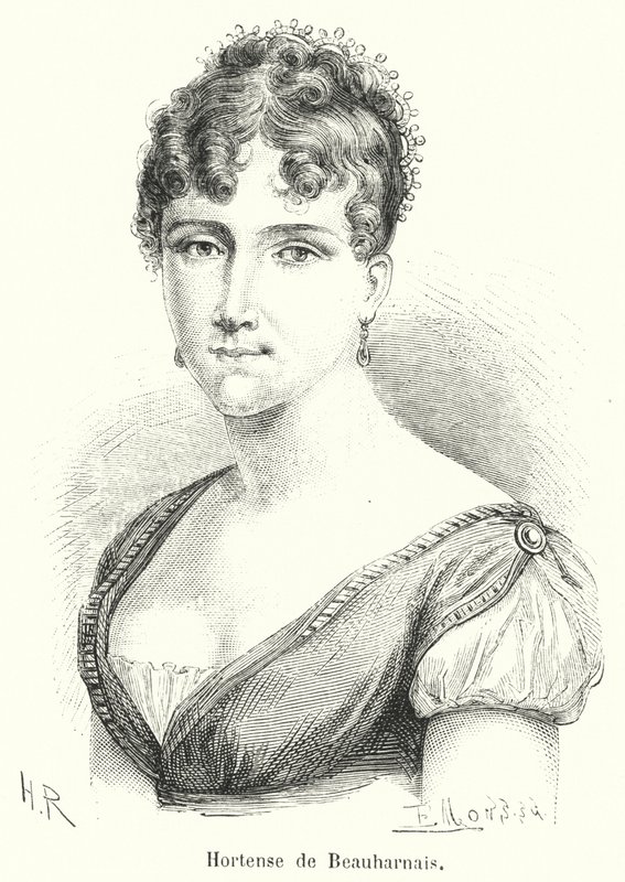 Hortense de Beauharnais (rytina) od French School