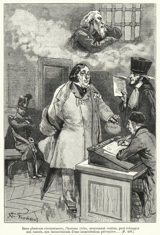 Ilustrace pro Le Juif Errant (rytina) od French School