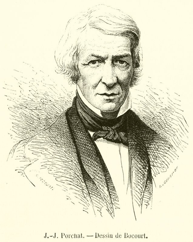 J-J Porchat (rytina) od French School