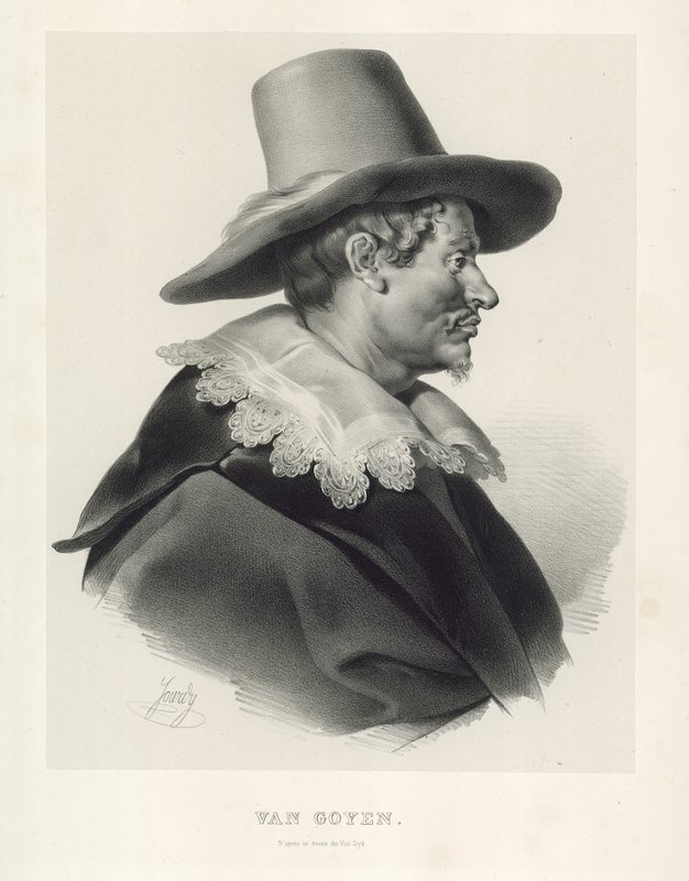 Jan van Goyen , holandský umělec od French School