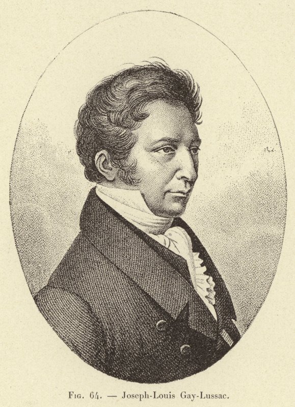 Joseph-Louis Gay-Lussac (rytina) od French School