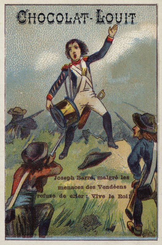 Joseph Bara, francouzský revoluční dětský voják od French School