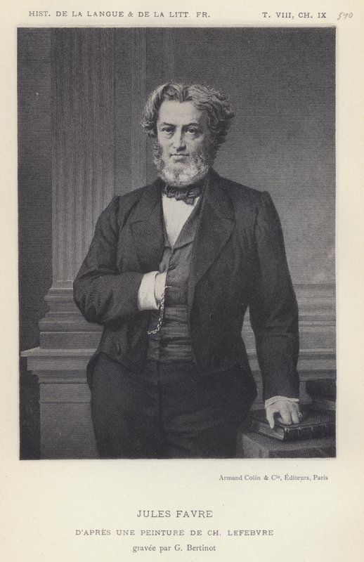Jules Favre (litho) od French School