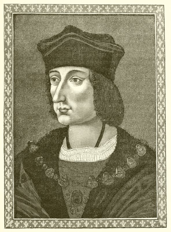 Král Karel VIII od French School