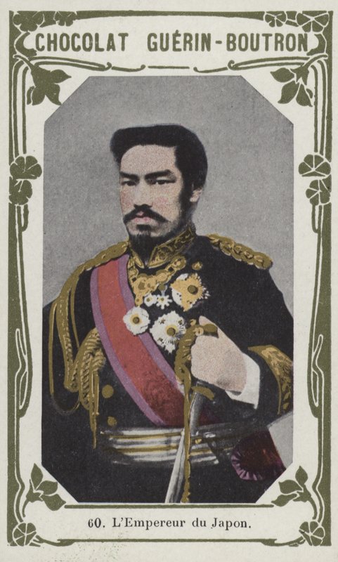 Japonský císař (barevná fotografie) od French School