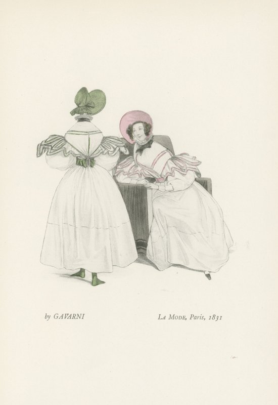 Móda, Paříž, 1831 od French School