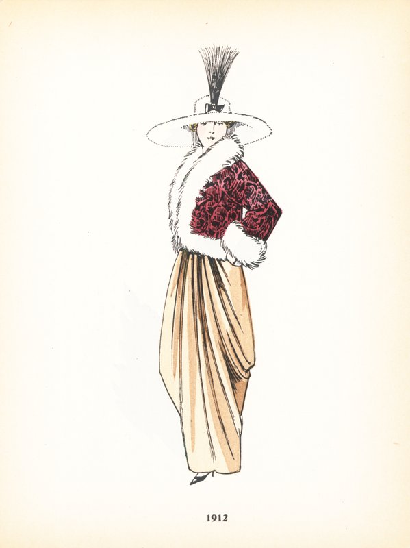 Dámská móda, 1912 od French School