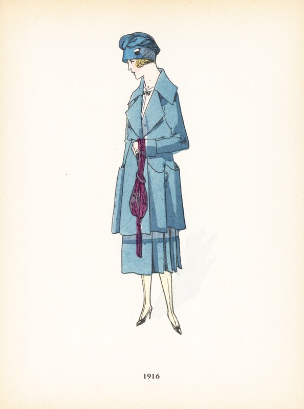 Dámská móda, 1916 od French School