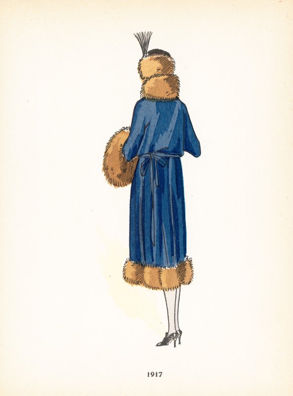Dámská móda, 1917 od French School