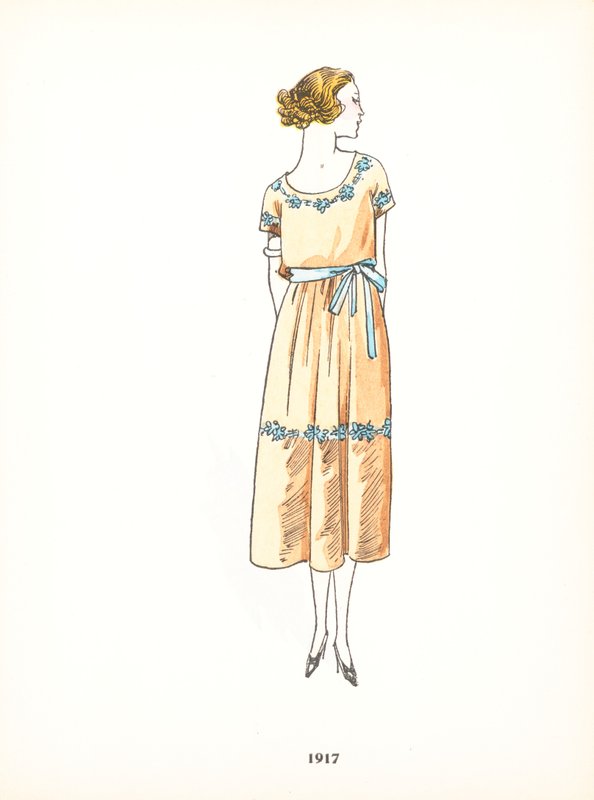 Dámská móda, 1917 od French School