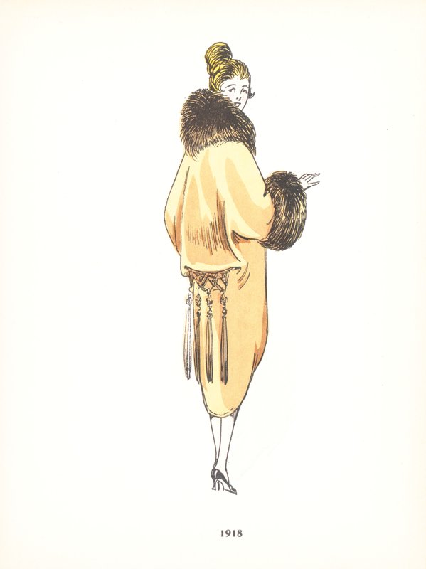 Dámská móda, 1918 od French School